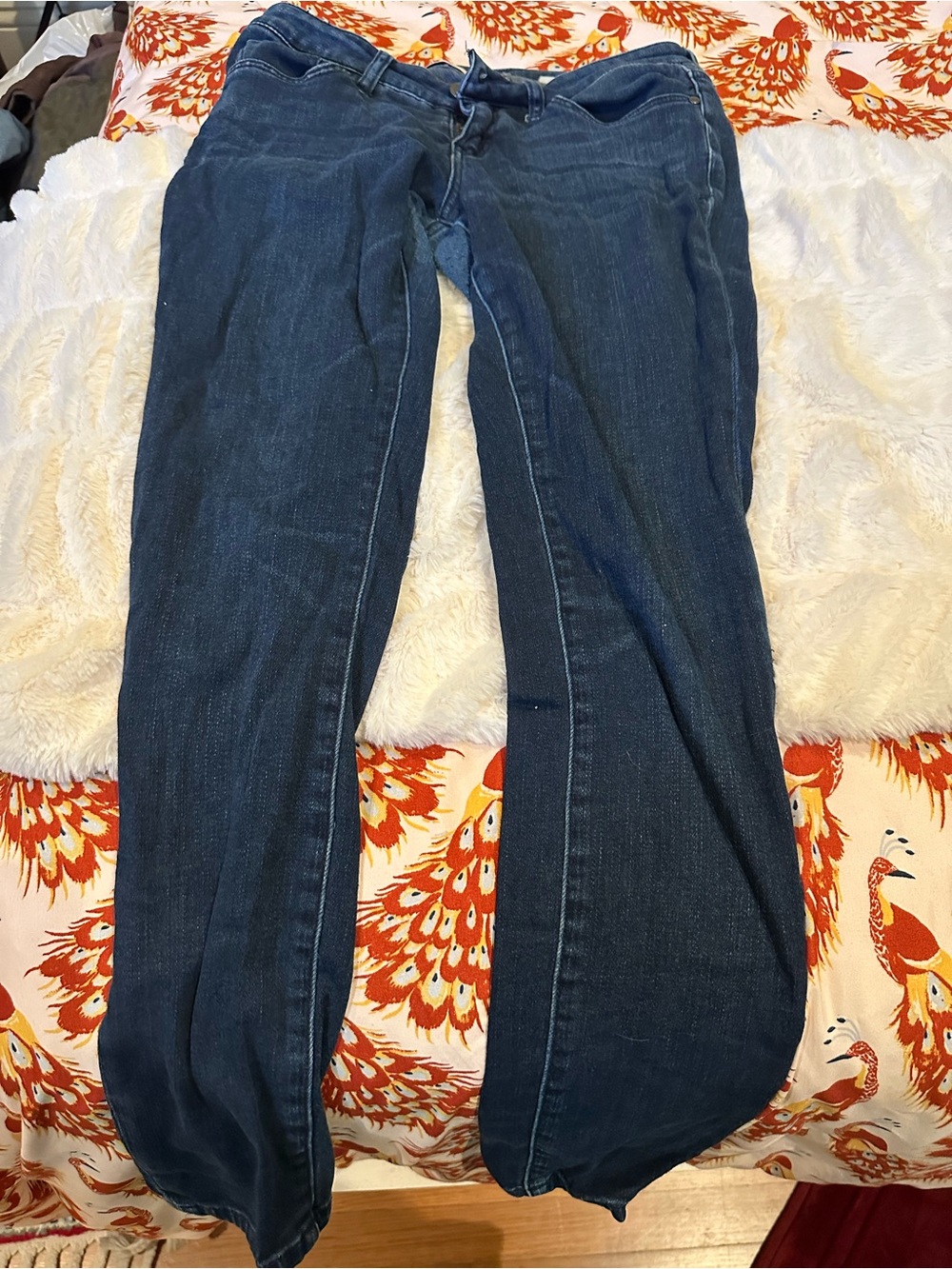Classic Slim Fit Women's Jeans - Dark Blue